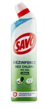 Savo WC čistič bez chloru louka 750ml | Čistící, dezinf.prostř., dezodoranty - Přípravky na WC - Čističe WC